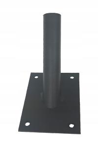 Uchwyt Flagowy Czarny 1 -ram. fasadowy elewacyjny Ocynk Powłoka Proszkowa