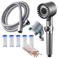 ДУШЕВАЯ ЛЕЙКА ВЫСОКОГО ДАВЛЕНИЯ ЭКОНОМИЧНАЯ С МАССАЖЕРОМ АЭРАЦИИ