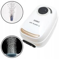 NAPOWIETRZACZ DO AKWARIUM Z REGULACJĄ MOCNA CICHA POMPKA 2 OTWORY 2x220 L/h