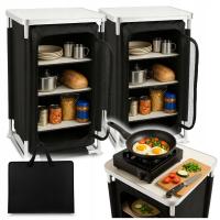 2x кухонный походный шкаф для кемпинга с столешницей складная кухонная одежда