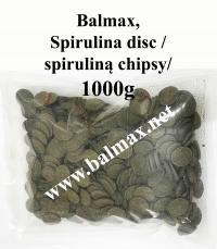 Balmax, спирулина диск, спирулина чипсы, корм для рыбы, fish food, 1 кг