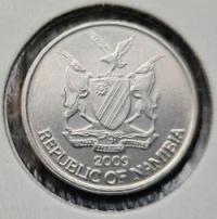 *NAMIBIA [1322 A]*5 Centów 2012 Republika Namibii *Herb Republiki