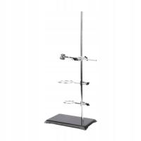 Stojak podtrzymujący retortę Laboratoryjny eksperyment technologiczny z technologią zaciskową do chemii