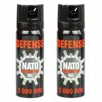 Гелевый перцовый аэрозоль защитный газ слезоточивый газ облако NATO DEFENCE 50 мл