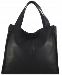 Torebka Skórzana Skóra Naturalna Aktówka Shopper