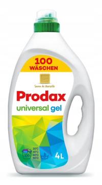 PRODAX UNIVERSAL Niemiecki Żel do prania Uniwersalny 4L kolor białe