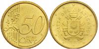 Watykan 50 euro centów 2020
