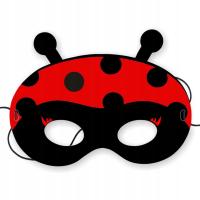 Бумажная маска божья коровка карнавал выпускной детский сад