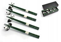 Набор палочек для еды 4 шт.  подставки Panda