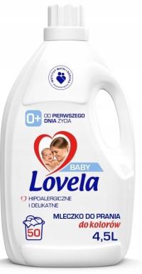 LOVELA BABY ГИПОАЛЛЕРГЕННОЕ МОЮЩЕЕ МОЛОЧКО ЦВЕТ ДЛЯ МЛАДЕНЦЕВ 4,5 Л