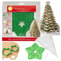 Foremki wykrawacze do ciastek pierników święta gwiazdka choinka Wilton 15el
