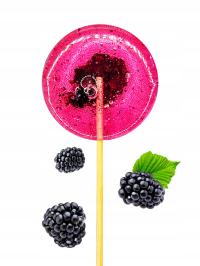 Lizak bez cukru TimPops o smaku Jeżynowym