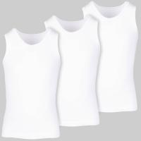 Yoclub Детская майка белый хлопок