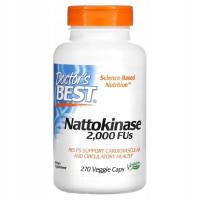 Doctor's Best - Nattokinase, Nattokinaza, 2000 FUs, 270 vkaps