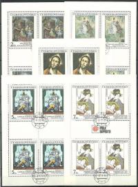 Czechosłowacja 1991 Mi ark 3102-3106 Stemplowane