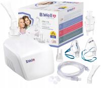 INHALATOR NEBULIZATOR TŁOKOWY KOMPRESOROWY DLA DZIECI I DOROSŁYCH B.WELL