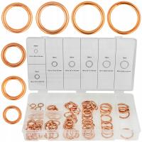 ZESTAW PODKŁADEK MIEDZIANYCH DMUCHANYCH PODKŁADKA MIX ORGANIZER 95 SZTUK