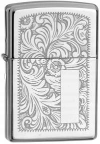 WRO oryginalna zapalniczka Zippo Venetian 352 High Polish srebrna