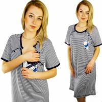 Ночная рубашка пижама для беременных для кормления M