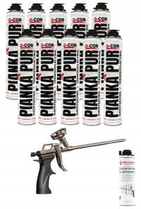 Piana natryskowa pianka PUR Termoizolacja D-COR pro 930gr 0,025W/mk 3m2