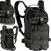 ВОЕННЫЙ РЮКЗАК ASSAULT BLACK TACTICAL TEXAR TXR ЧЕРНЫЙ 28 L