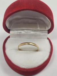 WYRÓB JUBILERSKI UŻYWANY ZŁOTA OBRĄCZKA 585PR