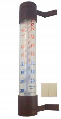 ТЕРМОМЕТР ЗА ОКНОМ ВНЕШНИЙ БОЛЬШОЙ 27 СМ XXL КОРИЧНЕВЫЙ КОРИЧНЕВЫЙ