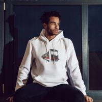 Bluza męska z kapturem Varsovia - Biały, XL