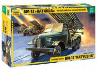 Звезда 3521 Советская пусковая установка БМ-13 Катюша модель Катюша 1/35 З3521