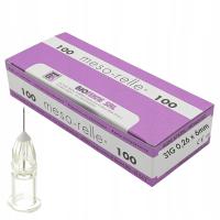 IGŁY DO MEZOTERAPII IGŁOWEJ PUNKCJI MESORELLE 31G 0,26x6mm 100szt