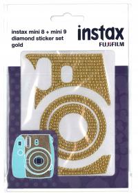 Наклейки для камеры instax MINI 8/9 золотые