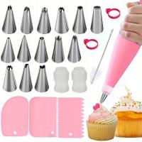 Силиконовый рукав для украшения кондитерский мешок приклады 24 шт