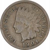 8.USA, 1 CENT 1904