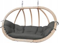 Садовое подвесное кресло качели корзина кокон KACPER4