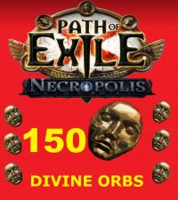 PATH OF EXILE POE NECROPOLIS 150 SZTUK DIVINE ORB ORBS ORBY NOWA LIGA POE