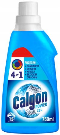 Calgon żel odkamieniacz czyszczenia pralki ochrona pralek Power 4w1 750 ml
