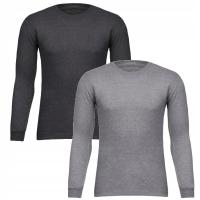 Podkoszulka Męska Ocieplana Koszulka Ciepła Bluza Z Długim Rękawem Gruba XL