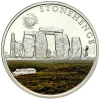 Palau. 5 dolarów 2010, Stonehenge – SREBRO
