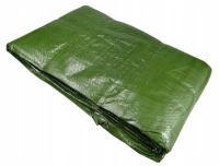 Plandeka WZMOCNIONA 4x5m (zielona) gramatura 90g/m2