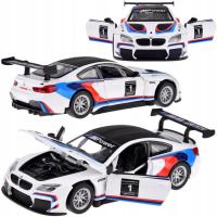 Авто металл модель спорт BMW M6 GT3 масштаб 1:32 свет звук ZA4613