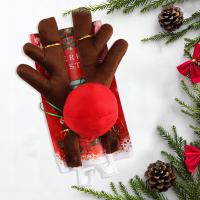 ROGI RENIFERA I NOS DEKORACJA SAMOCHODOWA NA SAMOCHÓD OZDOBA ŚWIĄTECZNA XL