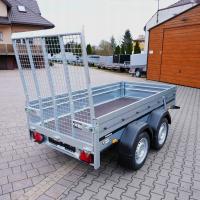 Автомобильный прицеп BRENDERUP 2260 128x258x40 2 оси с рампой опрокидывания