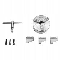 ПАТРОН САМОЦЕНТРИРУЮЩЕГОСЯ ТОКАРНОГО СТАНКА 3 ЧЕЛЮСТИ, ПАТРОН САМОЦЕНТРИРУЮЩЕГОСЯ ПАТРОНА 100ММ ЧЕТЫРЕХКУЛАЧКОВОГО