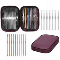 SZYDEŁKA 22 sztuki W ZAPINANYM ETUI ZESTAW SZYDEŁEK do nauki RÓŻNE ROZMIARY