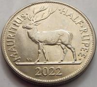 2209 - Mauritius 1/2 rupii, 2022