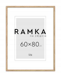 Ramka na zdjęcia 60x80 cm 80x60 cm Brzoza