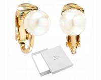 Золотые жемчужные зажимы нежные уши маленькие жемчужины вечные колибра