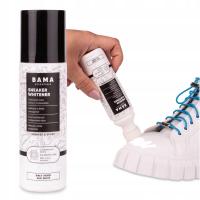 Краска для чистки обуви подошвы белый маскирующий укрыватель BAMA для обуви
