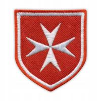 Патч Мальтийский крест щит-2 рамки премиум
