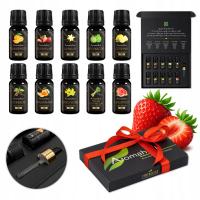 NATURALNE OLEJKI ETERYCZNE MOCNE 100% NATURALNE OWOCOWE ZAPACHY PREMIUM